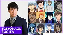 Tomokazu Sugita [杉田 智和] Top Same Voice Characters Roles - YouTube