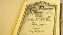 Así fue la publicación de la primera constitución en México