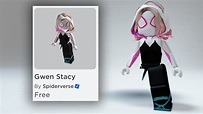 HOW TO MAKE GWEN STACY SPIDERGIRL IN ROBLOX 🥰 - YouTube
