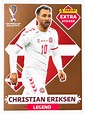 Panini World Cup 2022 Stickers - Christian Eriksen - Extra Sticker - B ...