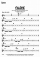 Valerie 7 Piece Horn Chart Sheet Music PDF Download - sheetmusicdbs.com