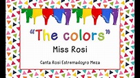 The colors - Miss Rosi - YouTube