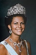 Queen Silvia of Sweden on October 08, 1976. | Royal crown jewels, Royal ...