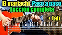 Como tocar "El Mariachi" de Antonio Banderas en guitarra: Riff, ritmo ...