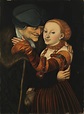 The Unequal Couple - Lucas Cranach el Viejo