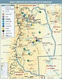 Mapas de Mendoza - Mapa Físico, Geográfico, Político, turístico y Temático.