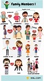 Family Relationship Chart: Useful Family Tree Chart with Family Words ...