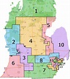Michigan House Of Representatives District Map | Michigan Map