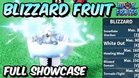 NEW Blizzard Fruit FULL SHOWCASE! | Blox Fruits Blizzard Fruit Full ...