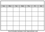 Blank Calendars | Free Printable Templates