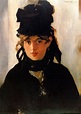 Manet-Portrait-of-Berthe-Morisot-1872 | SchoolWorkHelper