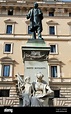 Statue Marco Minghetti in Corso Vittorio Emanuele II, Rome, Italy Stock ...