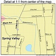 Spring Valley New York Street Map 3670420
