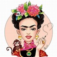 10+ Dibujos Frida Kahlo Pinterest
