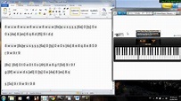 Titanic virtual piano - YouTube