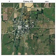 Aerial Photography Map of Colony, KS Kansas