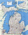 Printable Michigan Map With Cities