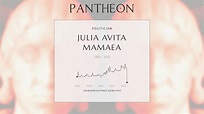 Julia Avita Mamaea Biography - Mother of Roman emperor Alexander ...