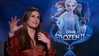 Frozen 2 - Idina Menzel Interview! - YouTube