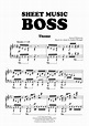 Sheet Music Boss Theme (Piano) Sheet Music | Samuel Dickenson, Andrew ...