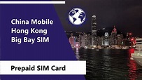 China Mobile Hong Kong Big Bay Prepaid SIM Card (Hong Kong, Shenzhen ...