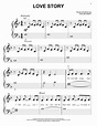 Love Story sheet music by Taylor Swift (Piano (Big Notes) – 74568)
