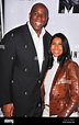 Magic Johnson, Earlitha Kelly in attendance for THE MOUNTAINTOP Stock ...
