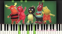 The Backyardigans Theme - EASY Piano Tutorial - YouTube