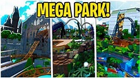 Theme Park Tycoon 2's Best UNIVERSAL Mega Parks! 😱 - YouTube