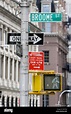 New York City street and traffic signs Stock Photo - Alamy