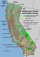 Location Map Of Sequoia And Kings Canyon National Parks, California ...