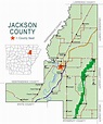 Jackson County Map - Encyclopedia of Arkansas