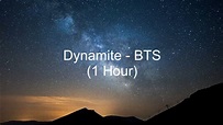 Dynamite by BTS [1 Hour] (Lyrics) - YouTube