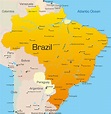 Brazil Country Information Map