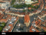 Luftbild, Münster Innenstadt mit Prinzipalmarkt und St. Lamberti Kirche ...