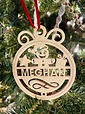 Personalized Name Christmas Ornaments Wooden Ornaments Laser - Etsy UK