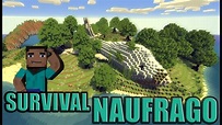 Mapa de supervivencia para minecraft 1.9.2 Survival Naufrago - YouTube