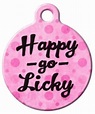 Happy Go LICKY Custom Name Tag Designer Art Tags - Etsy