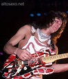 Eddie Van Halen with Frankenstrat 1982 | Eddie van halen, Van halen ...