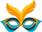 mascara de carnaval. ilustração 14386218 PNG
