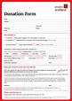 Donation Forms Template