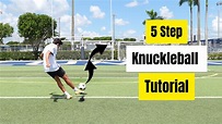 5 STEP KNUCKLEBALL TUTORIAL | Learn to shoot like CR7 - YouTube