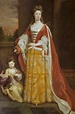 1705 Jemima de Grey, née Crew, Duchess of Kent and her daughter Lady ...