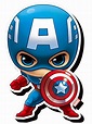 Captain America Chibi Funky Chunky Magnet Marvel Comics Heroes Avengers ...