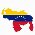 Mapa De Venezuela Con La Bandera De Venezuela En P by imagenes-en-png ...