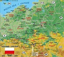 Map of Poland (Country) | Welt-Atlas.de