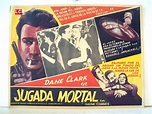 "JUGADA MORTAL" MOVIE POSTER - "THE GAMBLER AND THE LADY" MOVIE POSTER