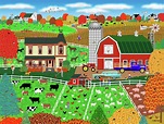 Perfect Day On The Farm Digital Art by Mark Frost | Pixels