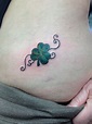 Shamrock tattoo with my kids names | tattoos | Tattoos, Vine tattoos ...