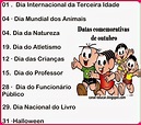 www.canal-educar.net: Datas comemorativas - Mês de outubro